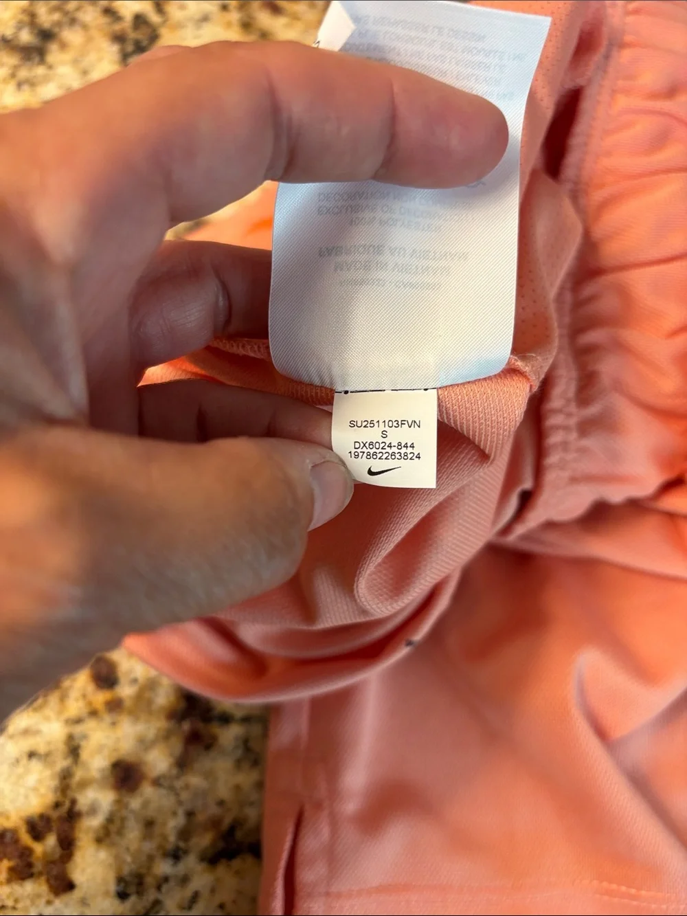NWT Women’s Nike Training Dri-Fit Loose Fit Shorts Small Orange/Peach